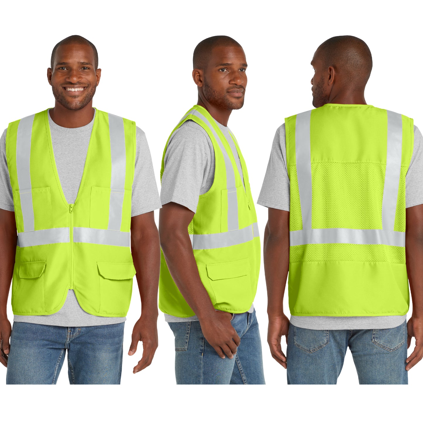 CornerStone® ANSI 107 Class 2 Mesh Back Safety Vest (CSV405)