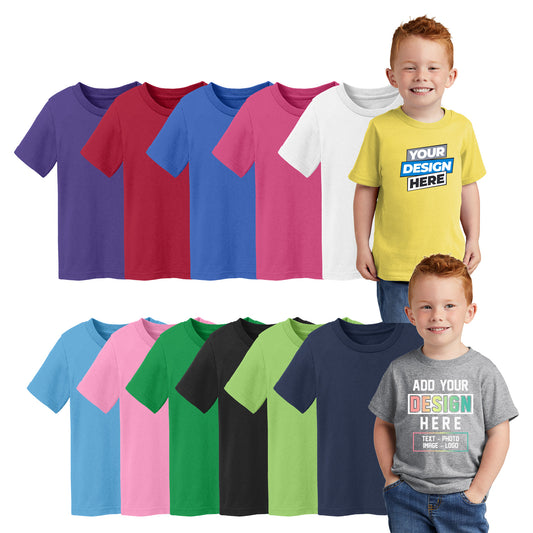 Unisex Toddler Core Cotton Tee - 100% Cotton Port & Company®-(CAR54T)
