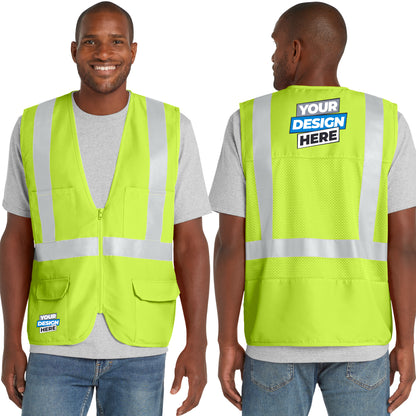 CornerStone® ANSI 107 Class 2 Mesh Back Safety Vest (CSV405)