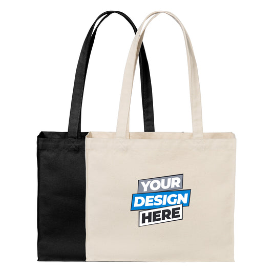Custom Printed Cotton Canvas Shopper Tote Port Authority® (BG428)