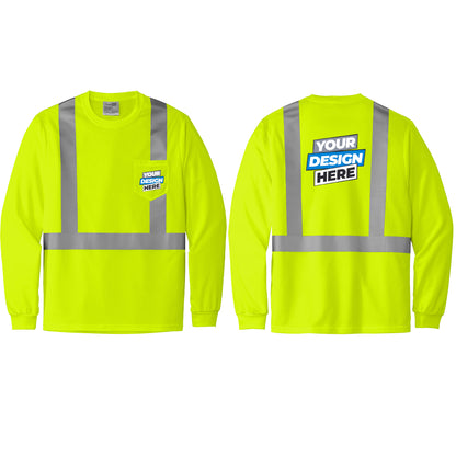 CornerStone® ANSI 107 Class 2 Mesh Long Sleeve Tee(CS201)