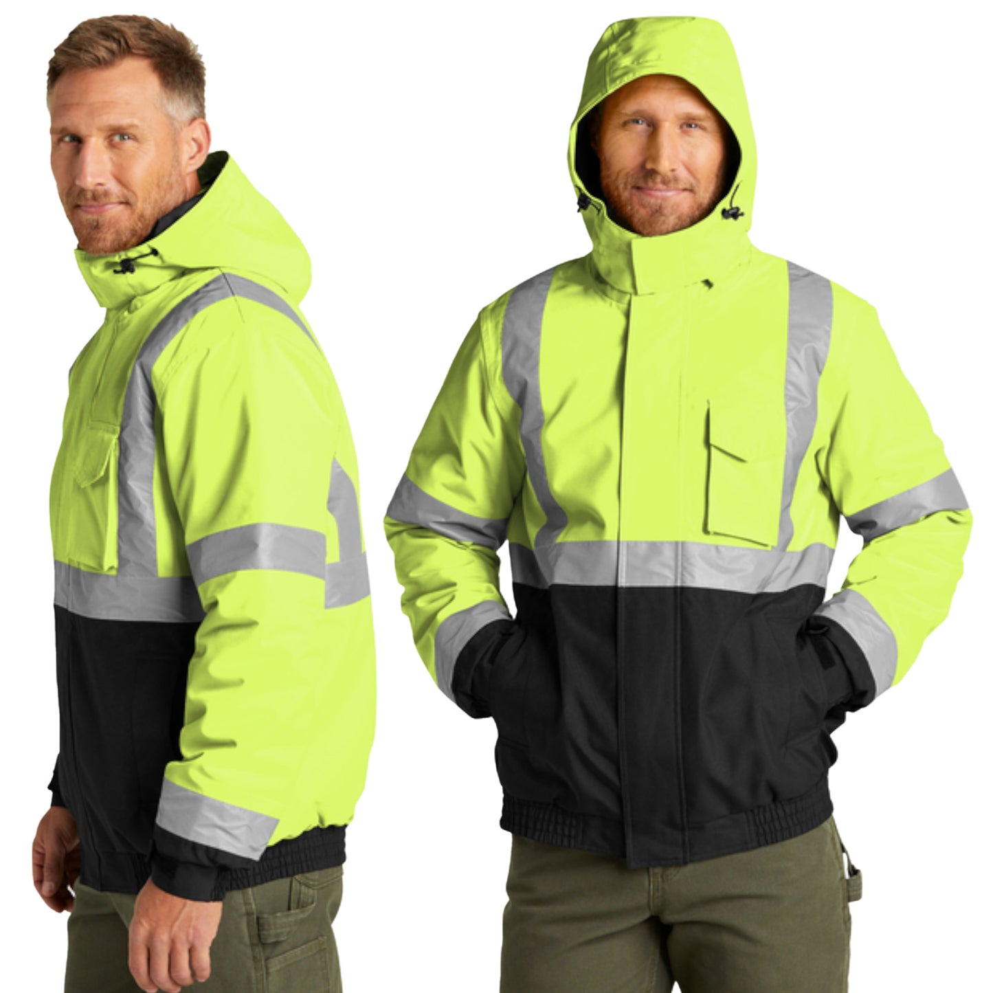 CornerStone® ANSI 107 Class 3 Economy Waterproof Insulated Bomber Jacket (CSJ500)
