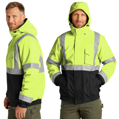 CornerStone® ANSI 107 Class 3 Economy Waterproof Insulated Bomber Jacket (CSJ500)