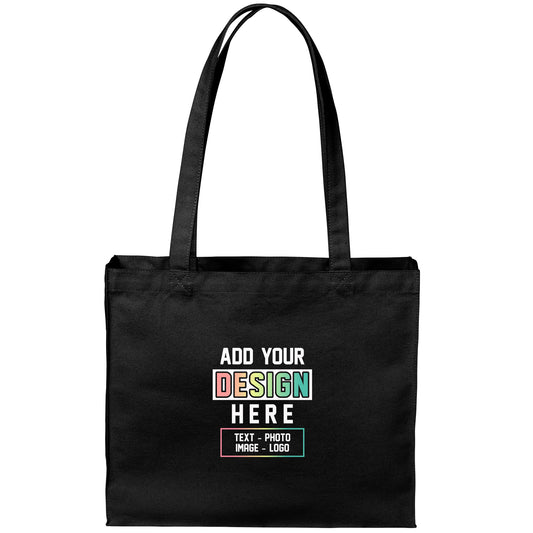 Custom Printed Cotton Canvas Shopper Tote Port Authority® (BG428)