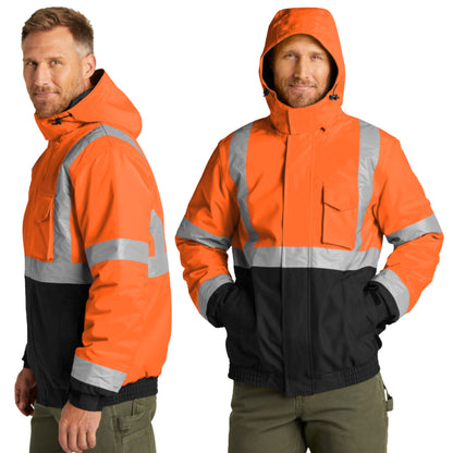 CornerStone® ANSI 107 Class 3 Economy Waterproof Insulated Bomber Jacket (CSJ500)
