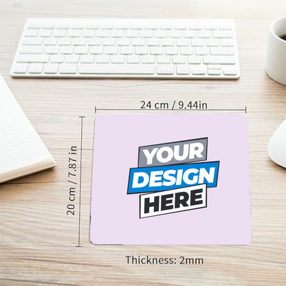 Custom Printed Non Slip Bottom Mouse Pad
