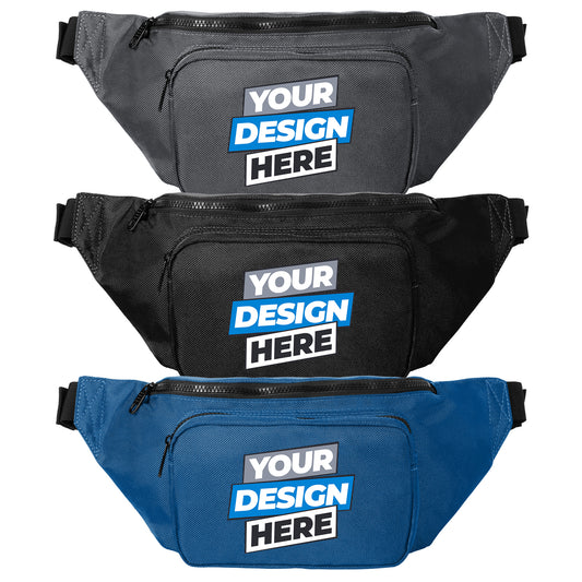 Custom Printed Port Authority® Large Crossbody Hip Pack (BG919)