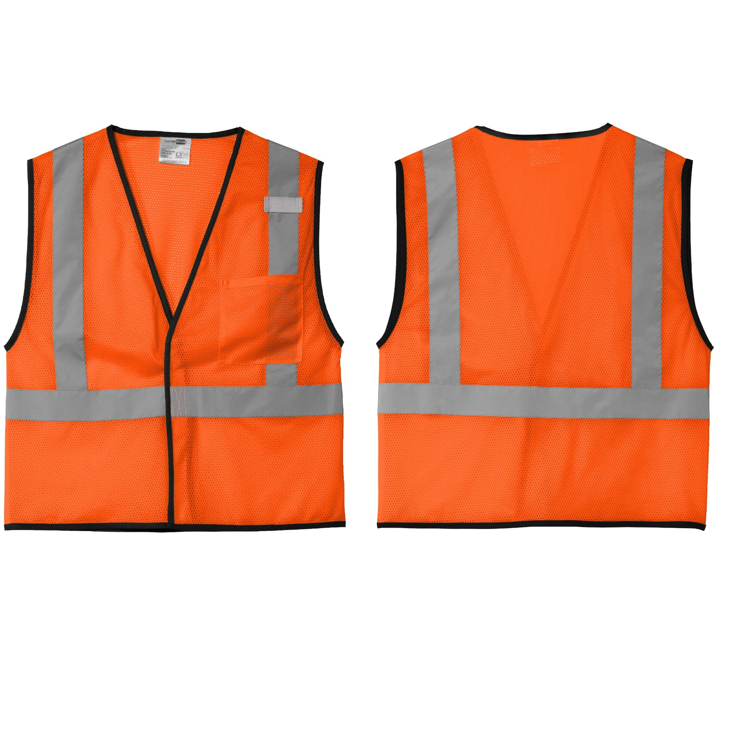 CornerStone® ANSI 107 Class 2 Economy Mesh One-Pocket Vest (CSV100)