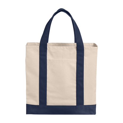 Custom Printed Cotton Canvas Two-Tone Tote Port Authority® (BG429)