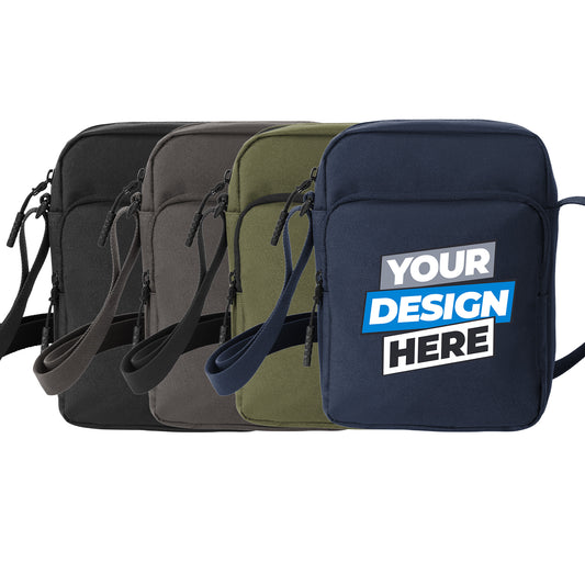 Custom Printed Port Authority® Upright Crossbody Bag (BG918)