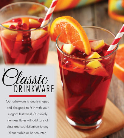 Custom Printed 16oz Beer, Cocktail, Juice Glass (CM114)
