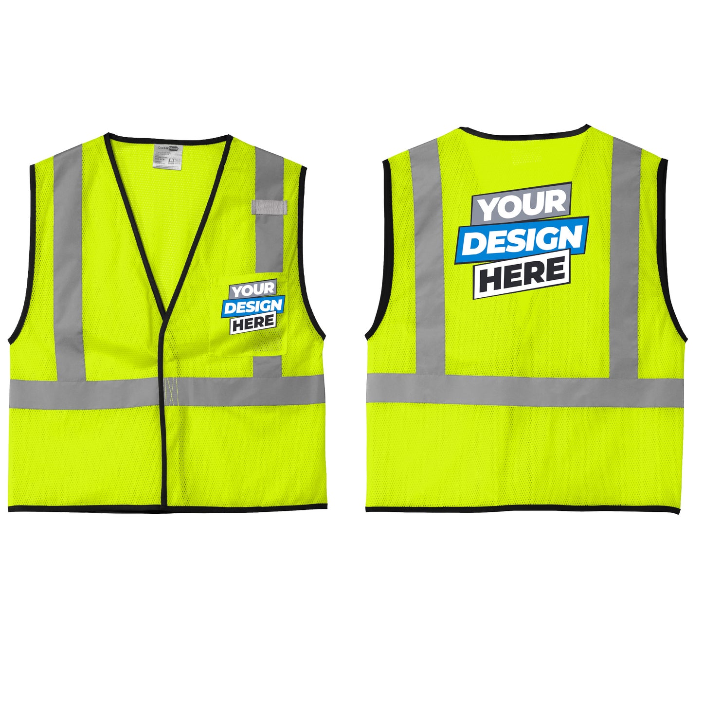 CornerStone® ANSI 107 Class 2 Economy Mesh One-Pocket Vest (CSV100)