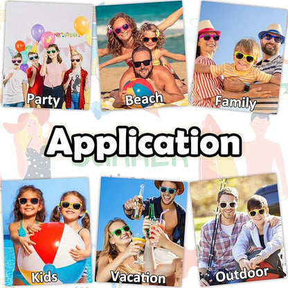 Neon Sunglasses Pack, Birthday, Party, Wedding 72pcs Pack