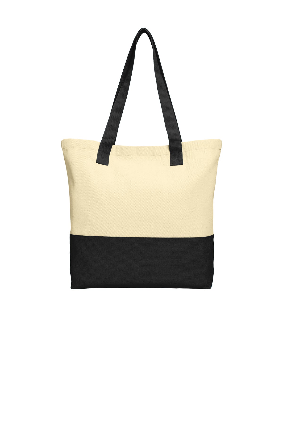 Custom Printed Color block Cotton Tote Port Authority® (BG414)