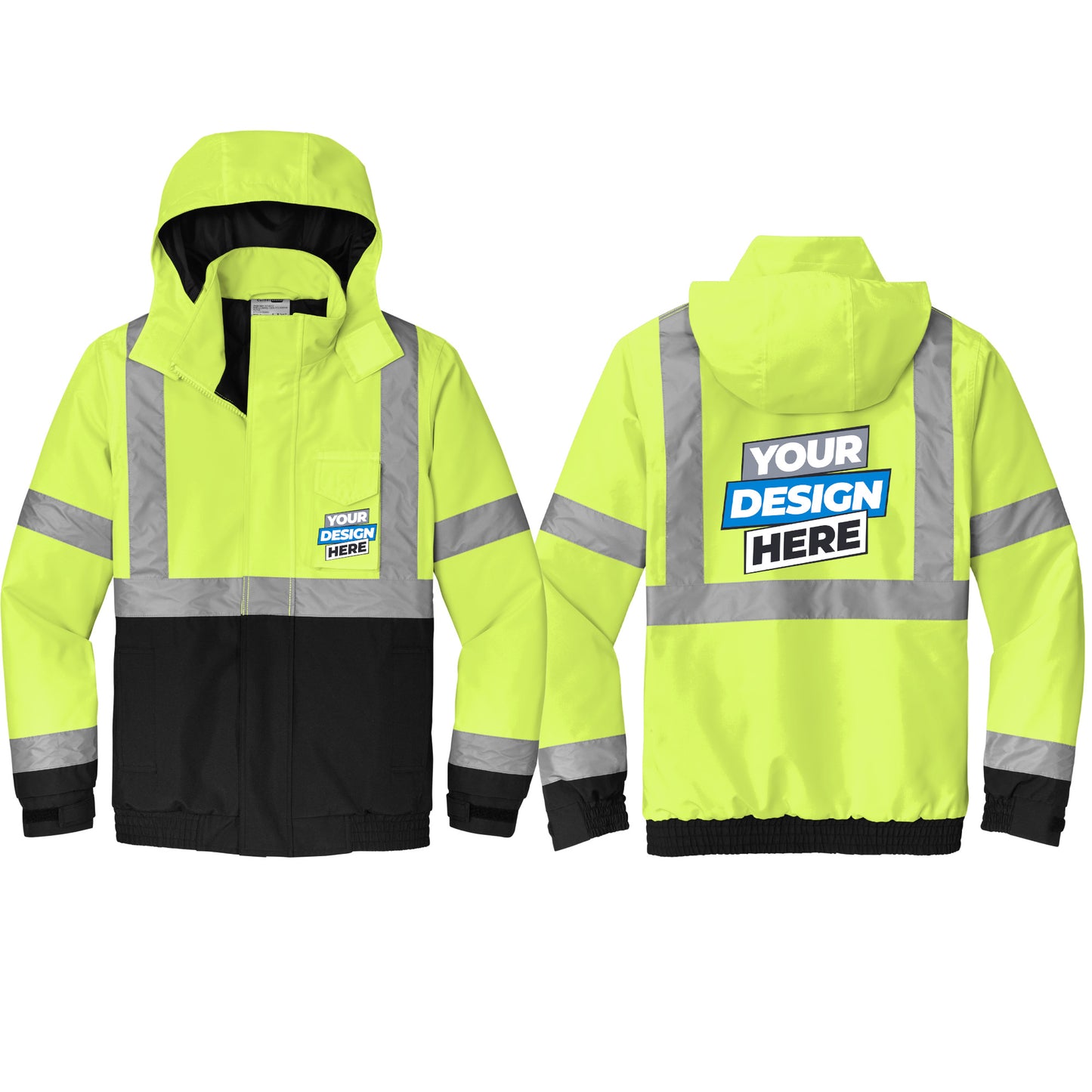 CornerStone® ANSI 107 Class 3 Economy Waterproof Insulated Bomber Jacket (CSJ500)