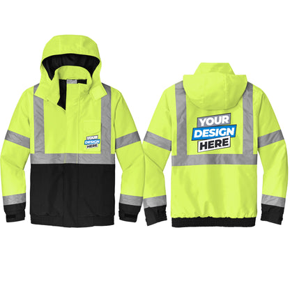CornerStone® ANSI 107 Class 3 Economy Waterproof Insulated Bomber Jacket (CSJ500)
