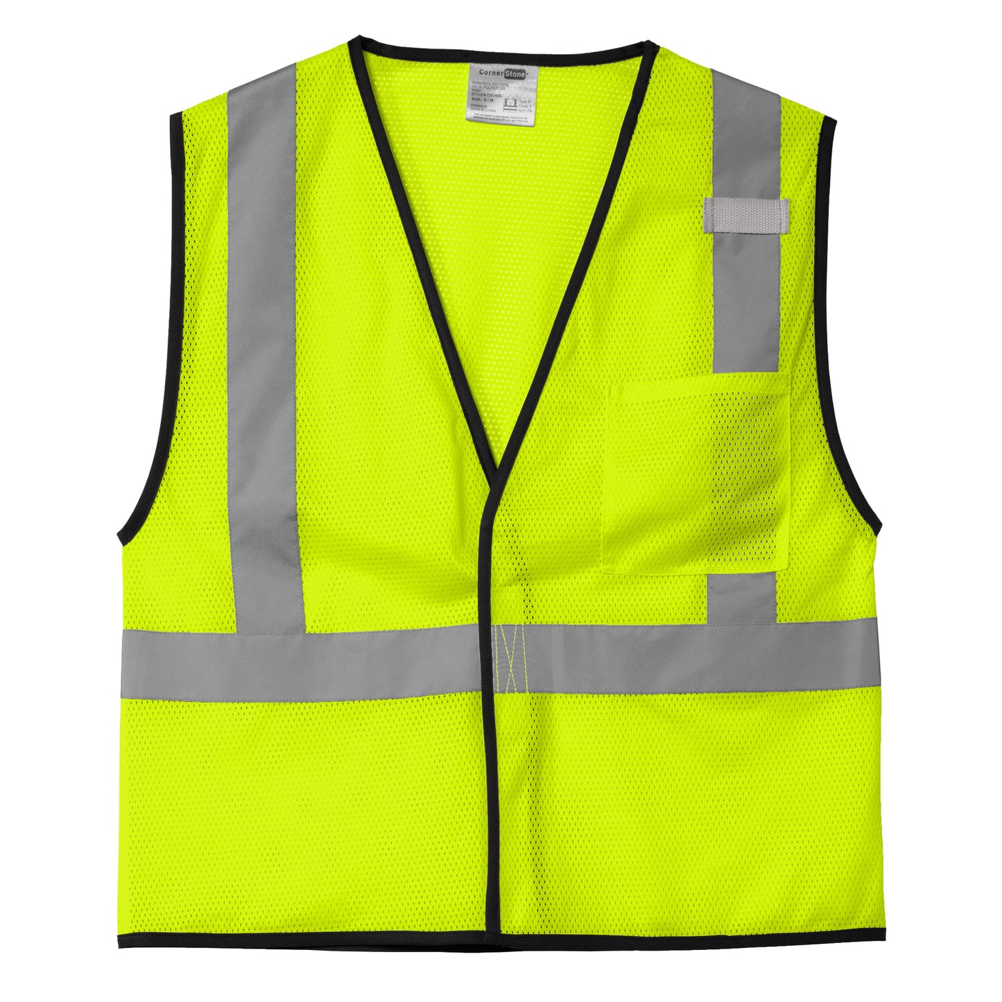 CornerStone® ANSI 107 Class 2 Economy Mesh One-Pocket Vest (CSV100)