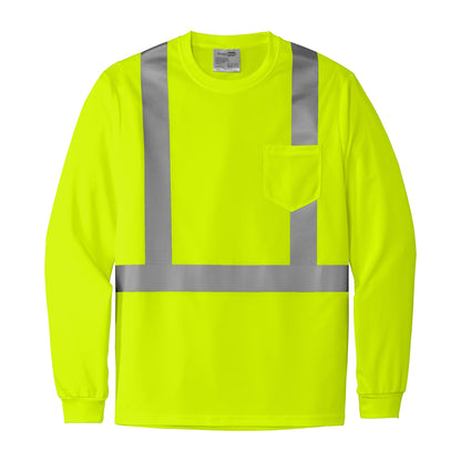 CornerStone® ANSI 107 Class 2 Mesh Long Sleeve Tee(CS201)