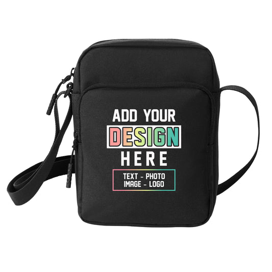 Custom Printed Port Authority® Upright Crossbody Bag (BG918)