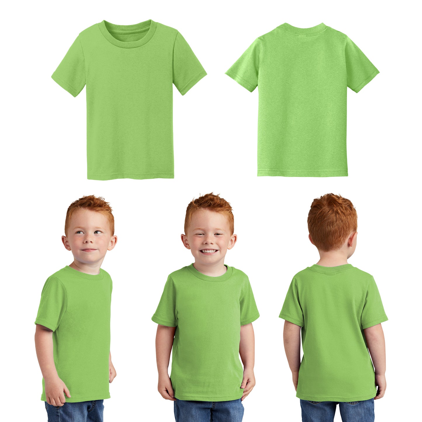 Unisex Toddler Core Cotton Tee - 100% Cotton Port & Company®-(CAR54T)