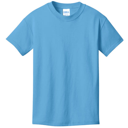 Unisex Youth Core Cotton Tee - 100% Cotton Port & Company® (PC54Y)