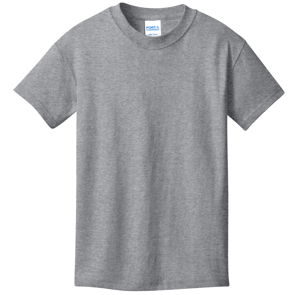 Unisex Youth Core Cotton Tee - 100% Cotton Port & Company® (PC54Y)