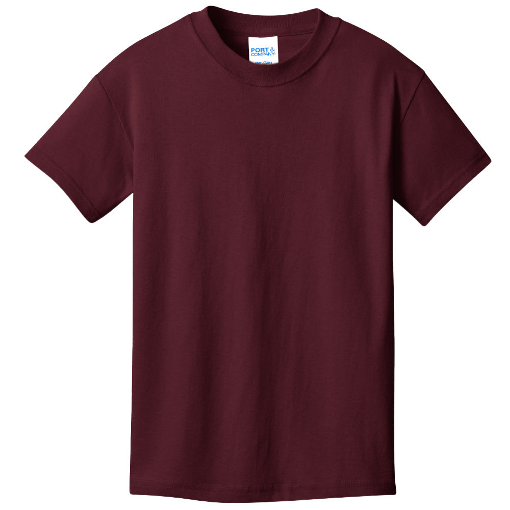 Unisex Youth Core Cotton Tee - 100% Cotton Port & Company® (PC54Y)