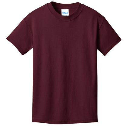 Unisex Youth Core Cotton Tee - 100% Cotton Port & Company® (PC54Y)
