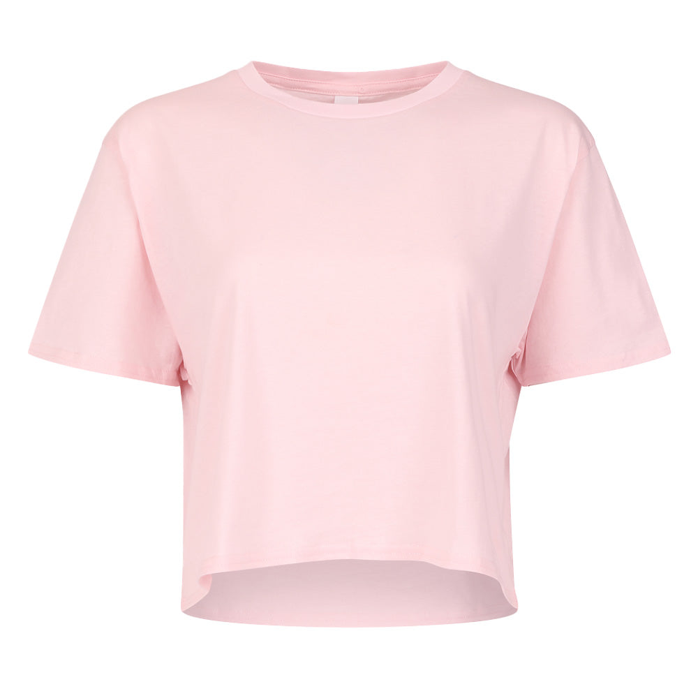 Relaxed Fit Cropped Tee  4.3 oz - 100% Cotton - SMART BLANKS (4003)