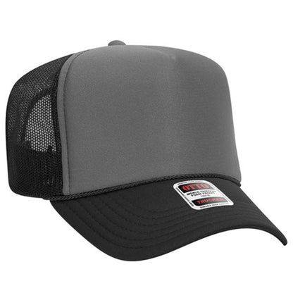 Custom Embroidered 5 Panel High Crown Mesh Back Trucker Hat OTTO CAP® (39-165)