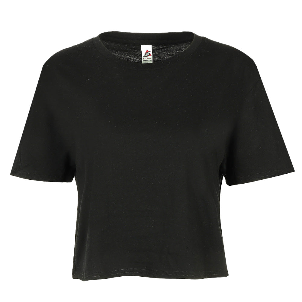 Relaxed Fit Cropped Tee  4.3 oz - 100% Cotton - SMART BLANKS (4003)