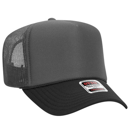 Custom Embroidered 5 Panel High Crown Mesh Back Trucker Hat OTTO CAP® (39-165)