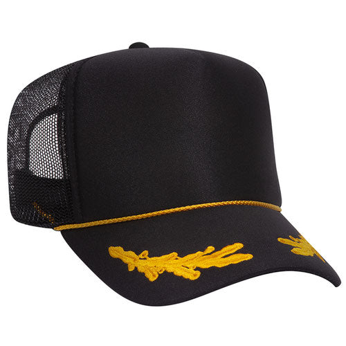 Custom Embroidered 5 Panel High Crown Mesh Back Trucker Hat OTTO CAP® (39-165)