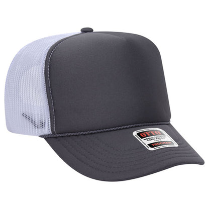 Custom Embroidered 5 Panel High Crown Mesh Back Trucker Hat OTTO CAP® (39-165)