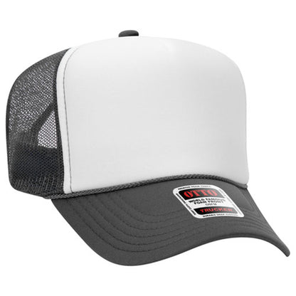 Custom Embroidered 5 Panel High Crown Mesh Back Trucker Hat OTTO CAP® (39-165)