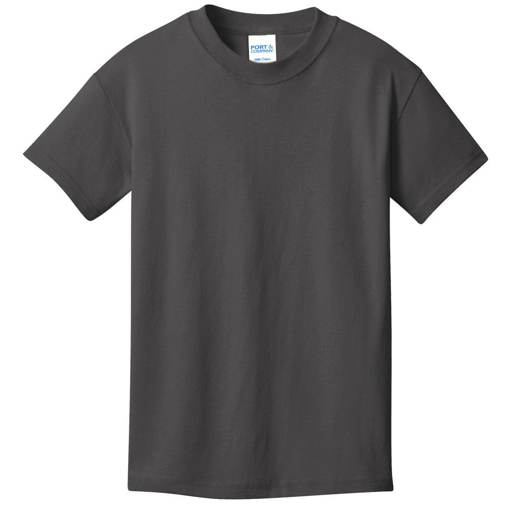Unisex Youth Core Cotton Tee - 100% Cotton Port & Company® (PC54Y)