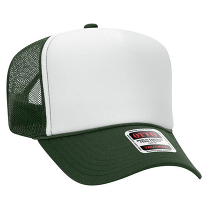 Custom Embroidered 5 Panel High Crown Mesh Back Trucker Hat OTTO CAP® (39-165)