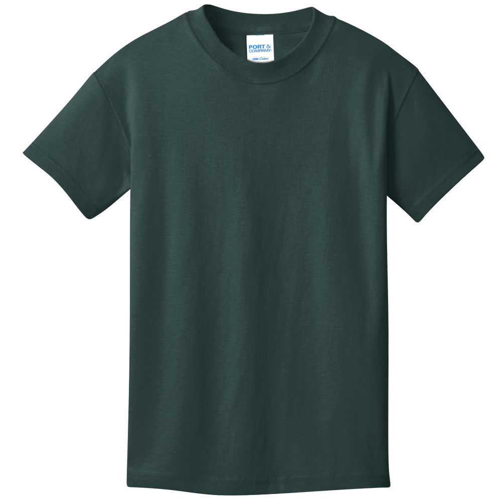 Unisex Youth Core Cotton Tee - 100% Cotton Port & Company® (PC54Y)