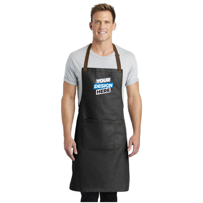 Custom Printed Market Full-Length Bib Apron Port Authority ® (A800)