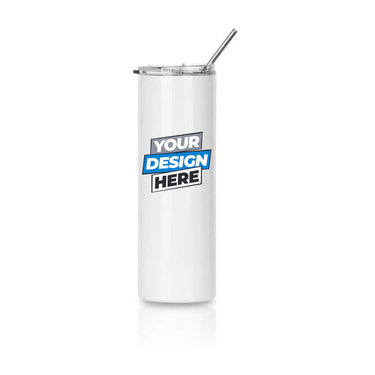 Custom Printed Stainless Steel 20oz Tumbler With Lid & Straw (CM110)