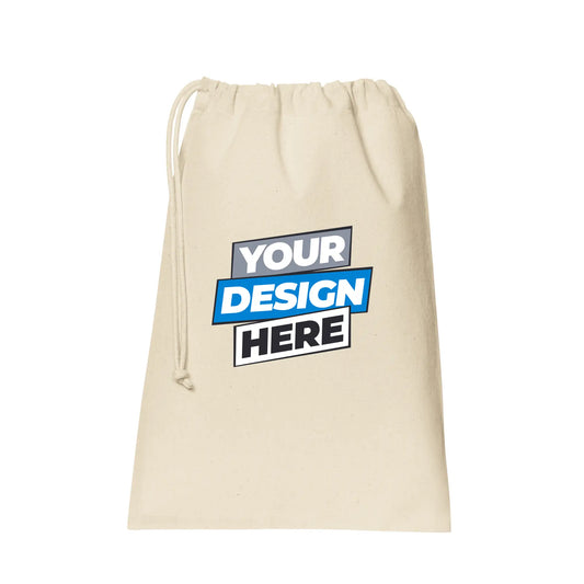 Custom Printed Cotton Drawstring Bag Port Authority®(BG0350)