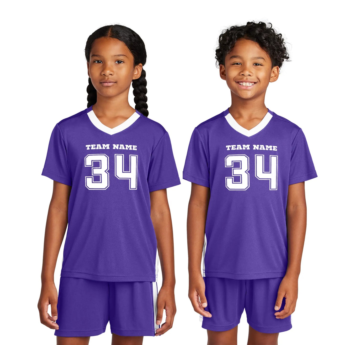 Custom Printed Youth Jersey/Uniform Competitor™ United V Neck Sport-Tek®(ST101)