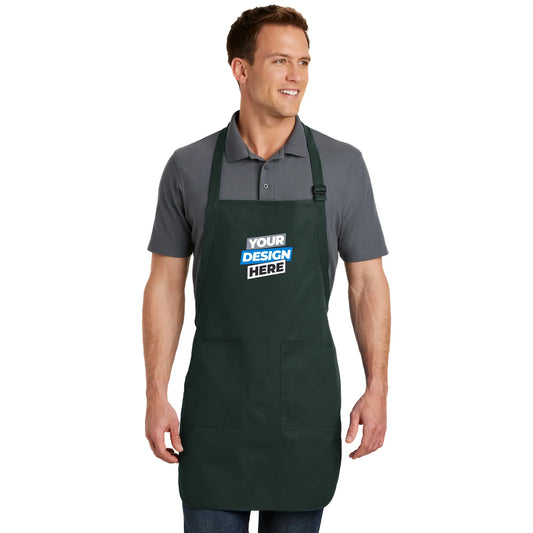 Custom Printed Full-Length Apron with Pockets Port Authority ® (A500)