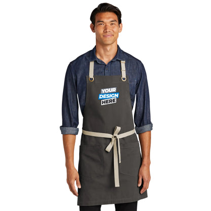 Custom Printed Canvas Full-Length Two-Pocket Apron Port Authority ® (A815)