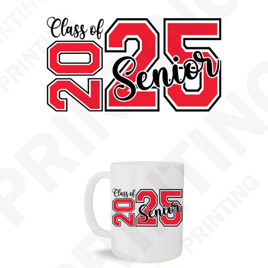 Senior Graduation Class of 2025 Sticker For Mugs (11 oz to 15oz)