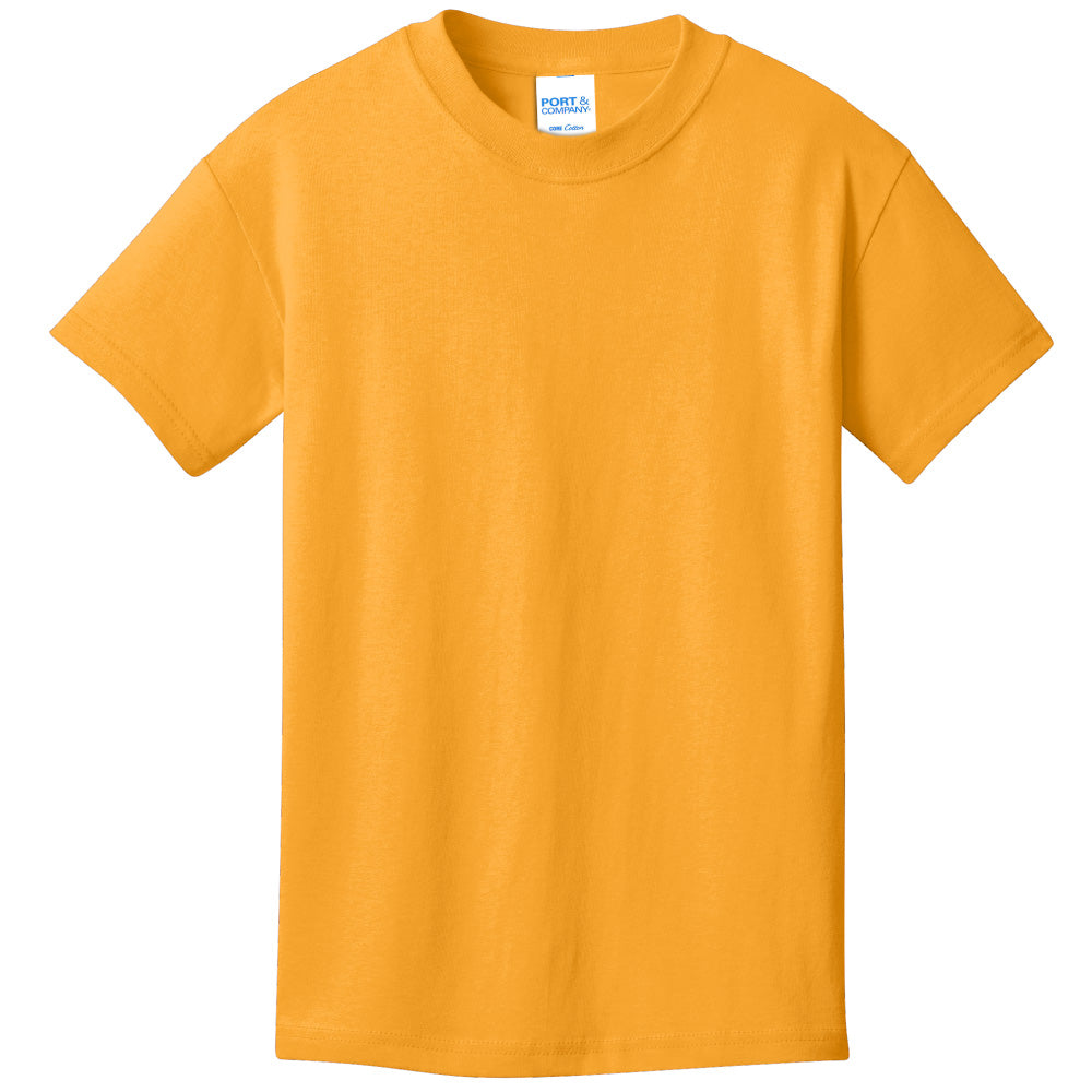 Unisex Youth Core Cotton Tee - 100% Cotton Port & Company® (PC54Y)