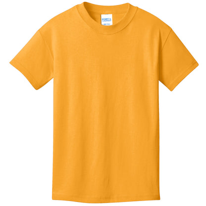 Unisex Youth Core Cotton Tee - 100% Cotton Port & Company® (PC54Y)