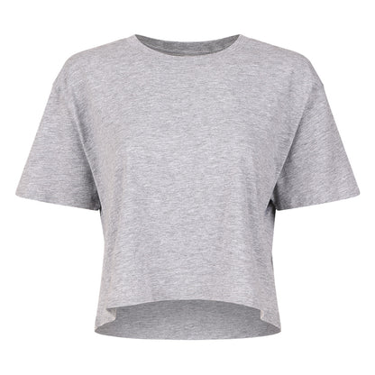 Relaxed Fit Cropped Tee  4.3 oz - 100% Cotton - SMART BLANKS (4003)