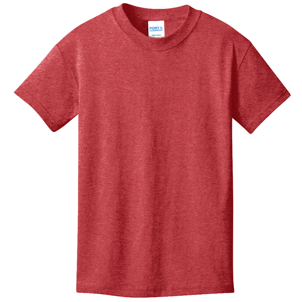 Unisex Youth Core Cotton Tee - 100% Cotton Port & Company® (PC54Y)