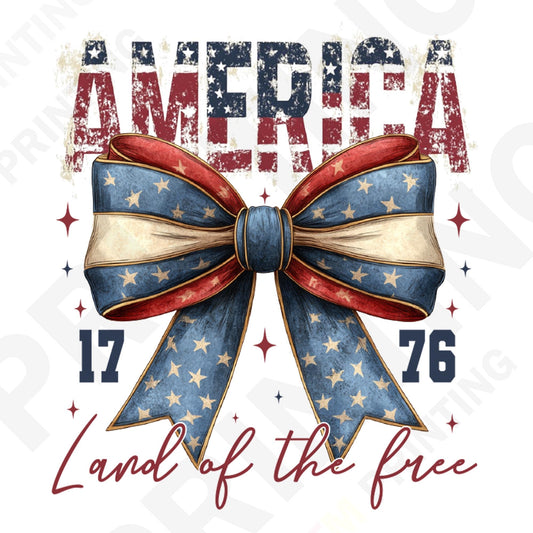4th of July Coquette DTF Transfer Film